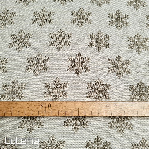 Tejido decorativo de lujo FLAKES BEIGE