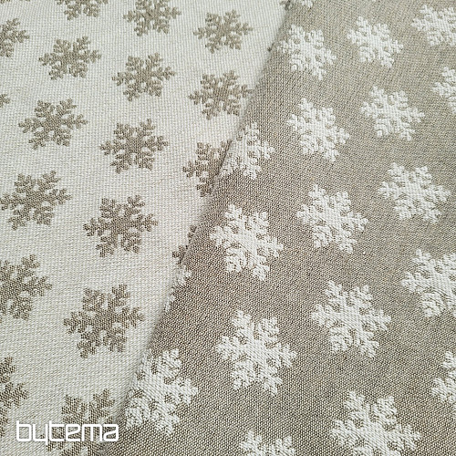 Tejido decorativo de lujo FLAKES BEIGE