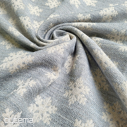 Tejido decorativo de lujo FLAKES GREY