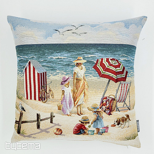 Funda de almohada tapiz NIÑOS EN LA PLAYA