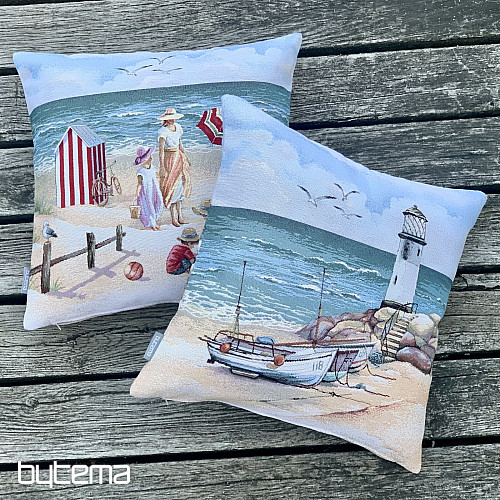 Funda de almohada tapiz NIÑOS EN LA PLAYA