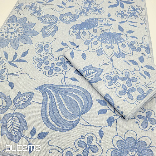 Toallas de algodón FLORES AZULES