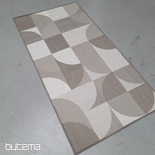 Alfombra de exterior Duce, gris-beige