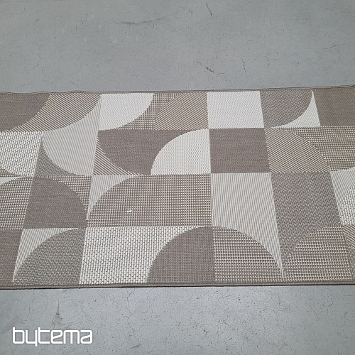 Alfombra de exterior Duce, gris-beige
