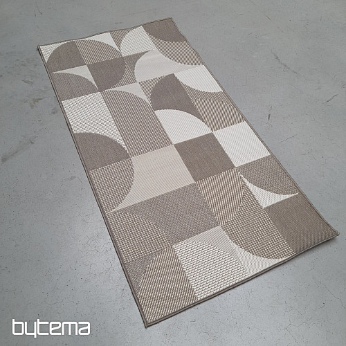 Alfombra de exterior Duce, gris-beige