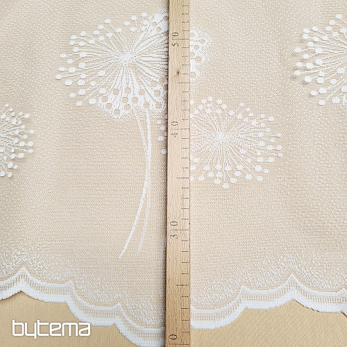 Cortina jacquard CHMÝŘÍ blanco