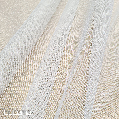 Cortina jacquard DOTS blanca