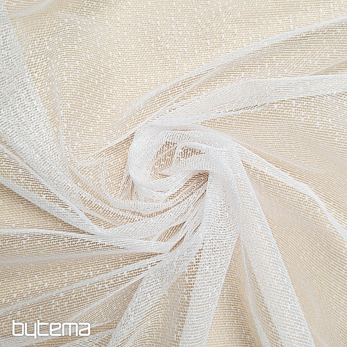 Cortina jacquard DOTS blanca