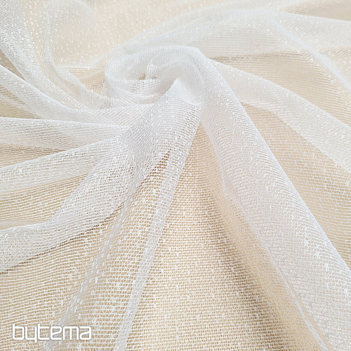 Cortina jacquard DOTS blanca
