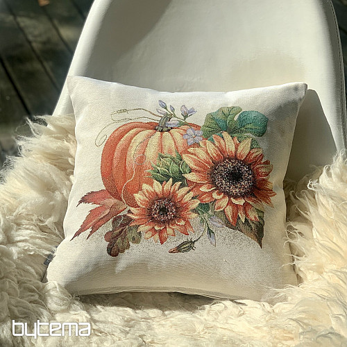 Funda de almohada tapiz CALABAZAS Y GIRASOLES