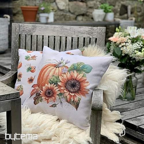 Funda de almohada tapiz CALABAZAS Y GIRASOLES
