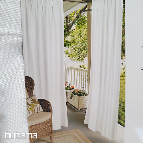 Cortina decorativa de exterior GAIA BLANCA
