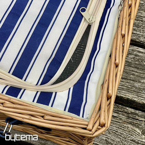 Cesta de picnic GARDEN marrón para 2 personas