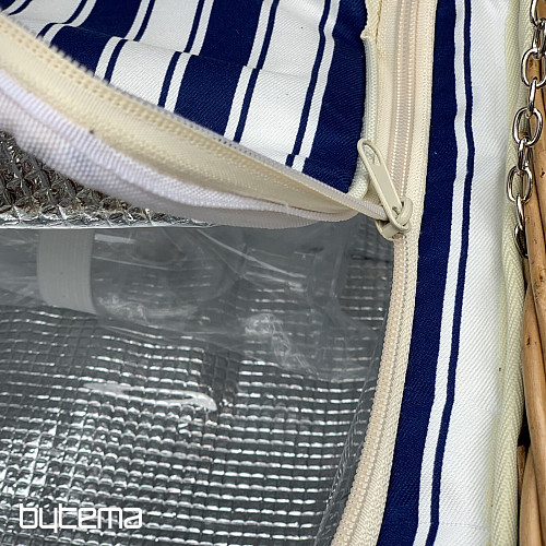 Cesta de picnic GARDEN marrón para 2 personas