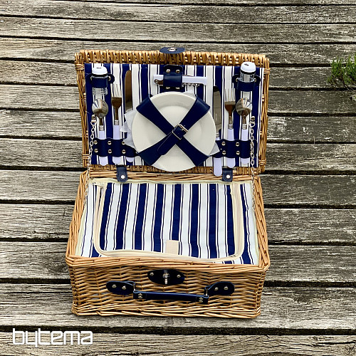 Cesta de picnic GARDEN marrón para 2 personas