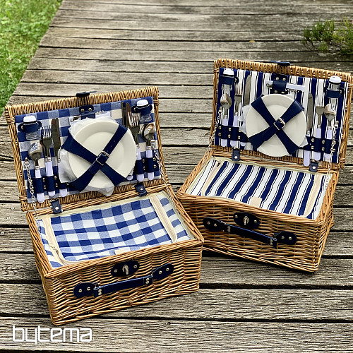 Cesta de picnic GARDEN marrón para 2 personas