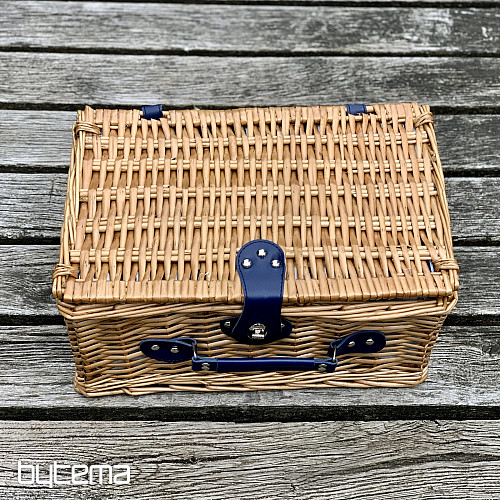 Cesta de picnic GARDEN marrón para 4 personas