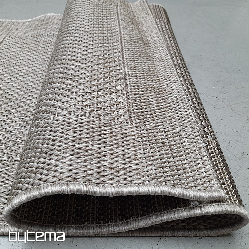 Alfombra de exterior Grace in - out marrón-gris