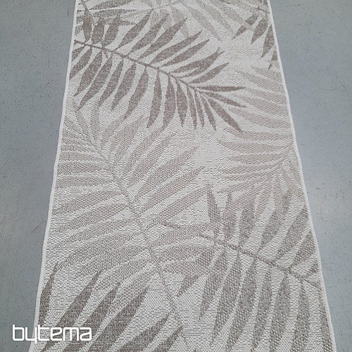 Alfombra de exterior Duce in-out flores marrón