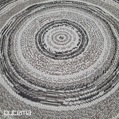 Alfombra de exterior STAR roseta gris-marrón