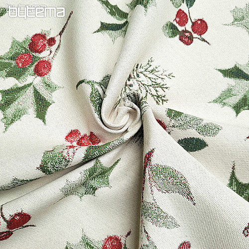 Lujosa tela decorativa HOLLY GREEN