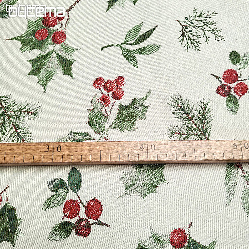 Lujosa tela decorativa HOLLY GREEN