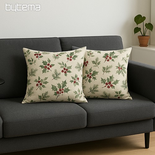 Lujosa tela decorativa HOLLY GREEN