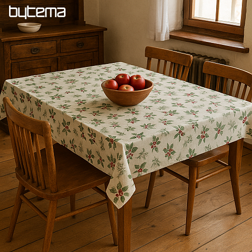 Lujosa tela decorativa HOLLY GREEN