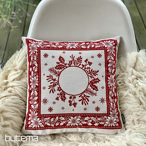 Funda de tapiz navideño FOLK CHRISTMAS 2 rojo
