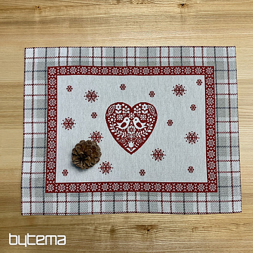 Mantel individual tapiz CORAZÓN EN KARA