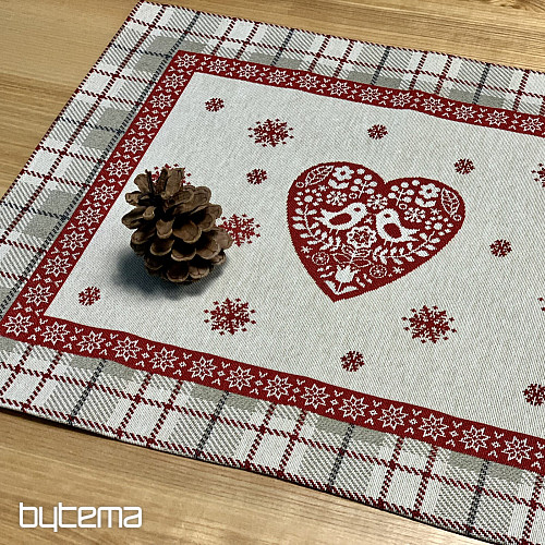Mantel individual tapiz CORAZÓN EN KARA