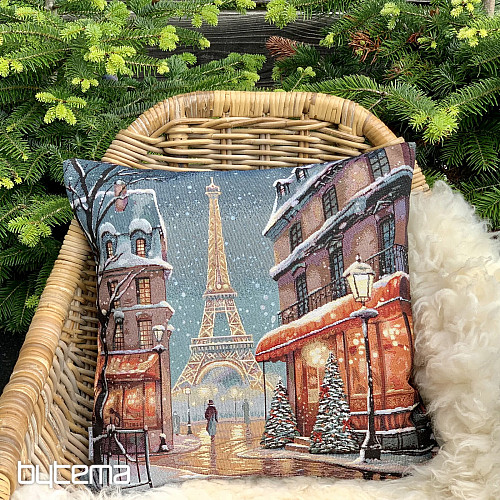 Funda de tapiz navideño INVIERNO PARÍS