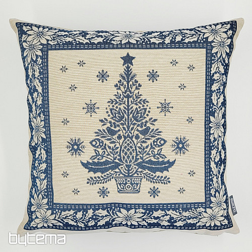 Funda de tapiz navideño FOLK CHRISTMAS 3 azul