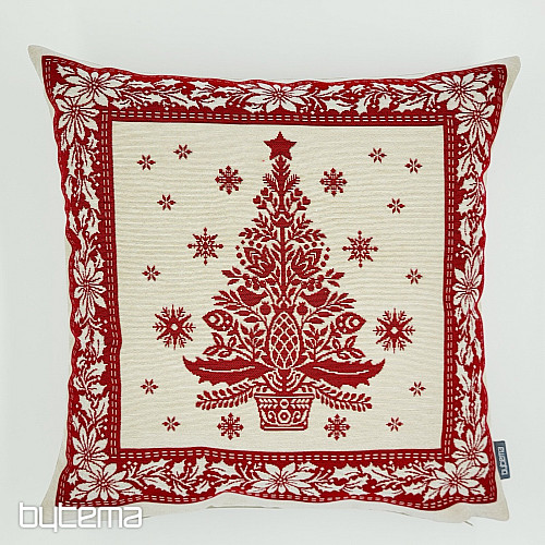 Funda de tapiz navideño FOLK CHRISTMAS 3 rojo