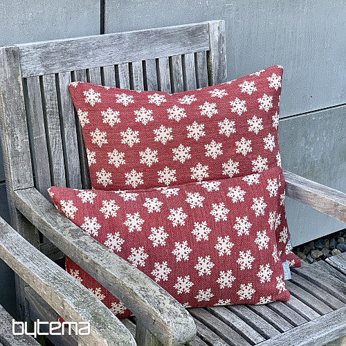 Lujosa cubierta decorativa FLAKES RED