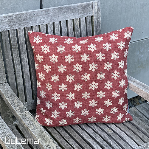 Lujosa cubierta decorativa FLAKES RED