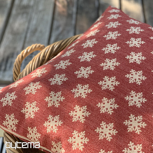 Lujosa cubierta decorativa FLAKES RED