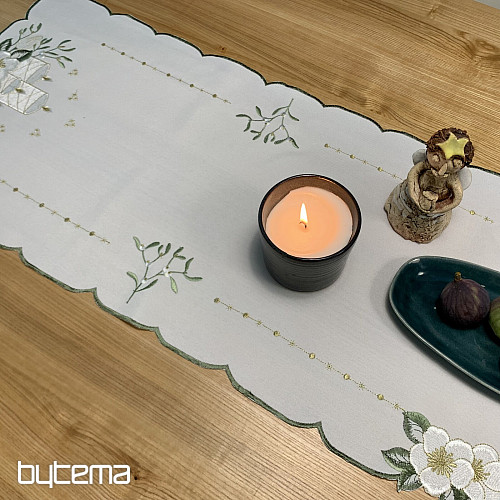 Mantel bordado VELAS BLANCAS