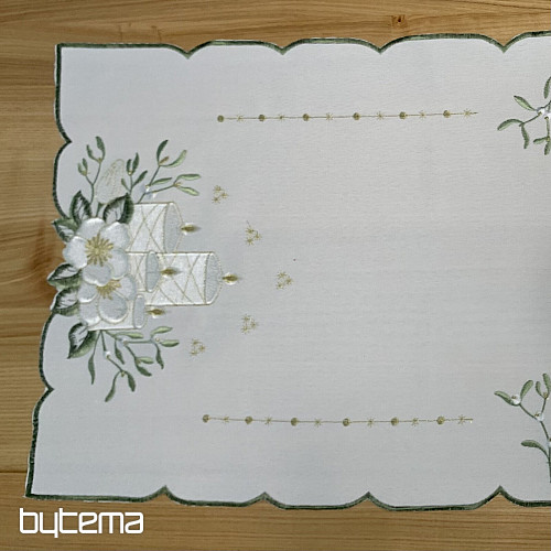 Mantel bordado VELAS BLANCAS