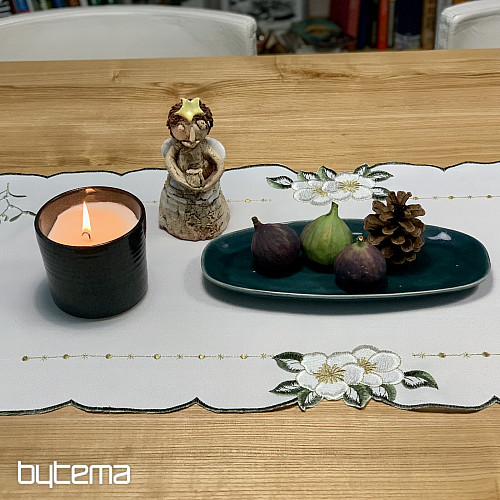 Mantel bordado VELAS BLANCAS