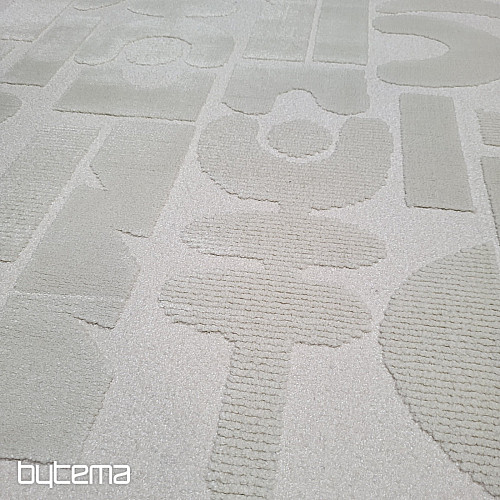 Pieza alfombra BOHO geometría ligera