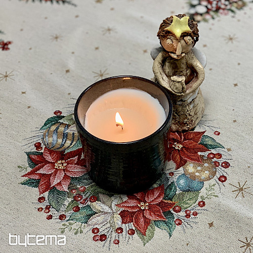 Mantel y pañuelo tapiz ÁRBOLES DE NAVIDAD