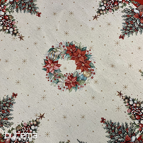 Mantel y pañuelo tapiz ÁRBOLES DE NAVIDAD
