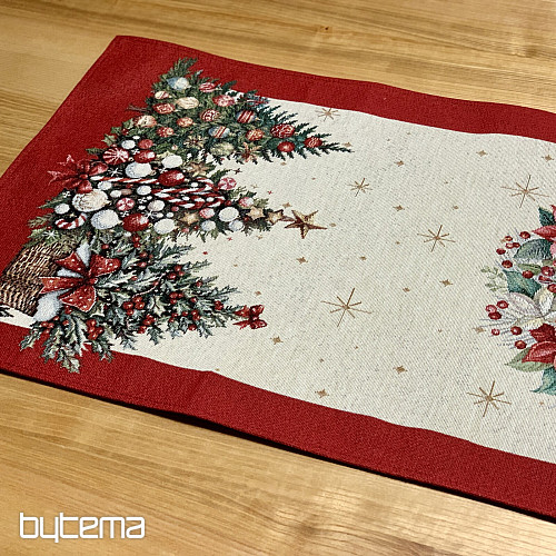 Mantel y pañuelo tapiz ÁRBOLES DE NAVIDAD
