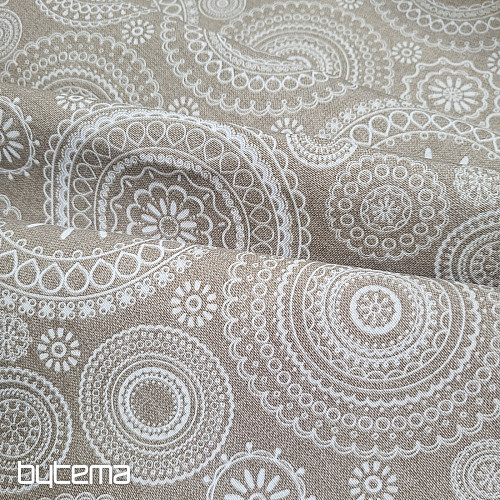 Tela decorativa MANDALA beige