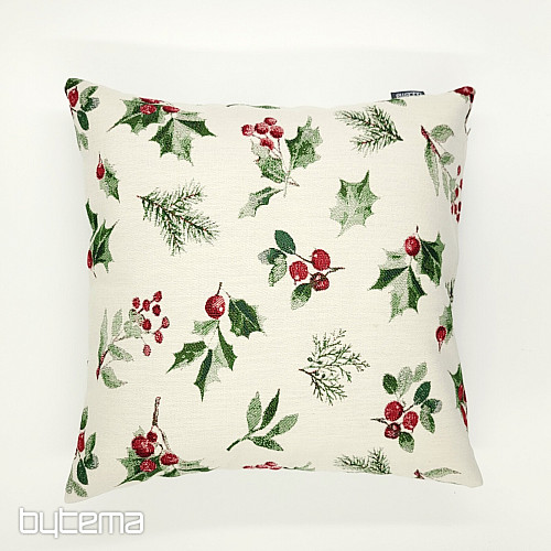 Funda decorativa navideña HOLLY GREEN