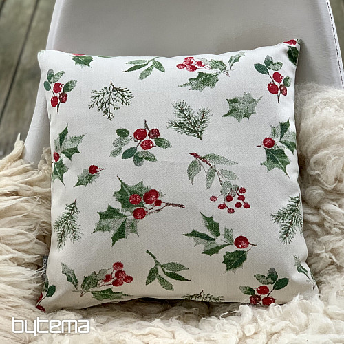 Funda decorativa navideña HOLLY GREEN