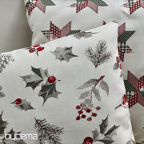 Funda decorativa navideña HOLLY GREY