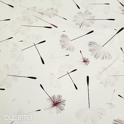 Tejido decorativo BLACK OUT DANDELION marrón