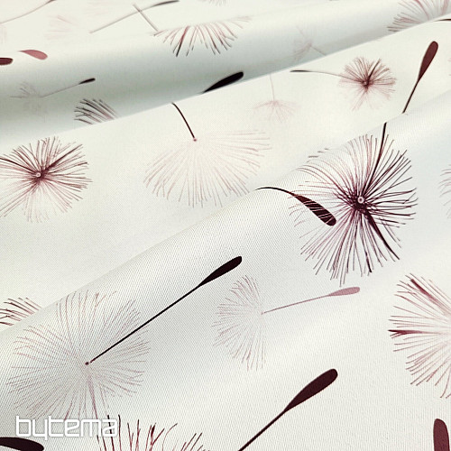 Tejido decorativo BLACK OUT DANDELION marrón